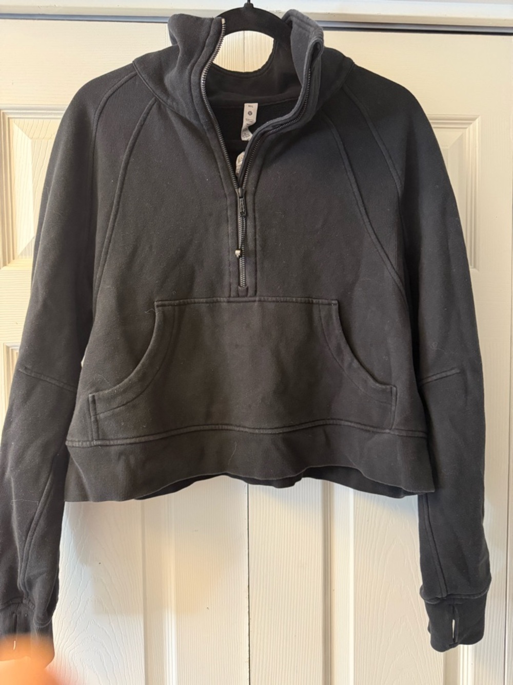 Lululemon crop jacket blk M/L